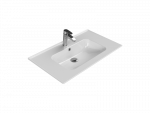 Turkuaz 042300-u Beyaz Blue Etajerli Lavabo 80×47 cm