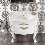 Turkuaz CeraStyle 034700-u Royal Etajerli Lavabo 80×50 cm