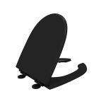 Bocchi Bedensel Engelli Klozet Kapağı Önü Açık Soft Close Parlak Siyah A0324-005